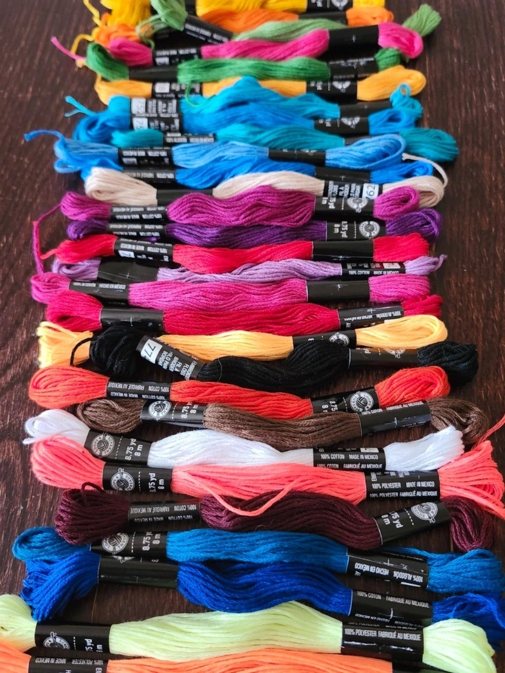 40 Assorted Embroidery Floss Multi-Color Pack - Premium Craft Threads - Picture 4 of 5
